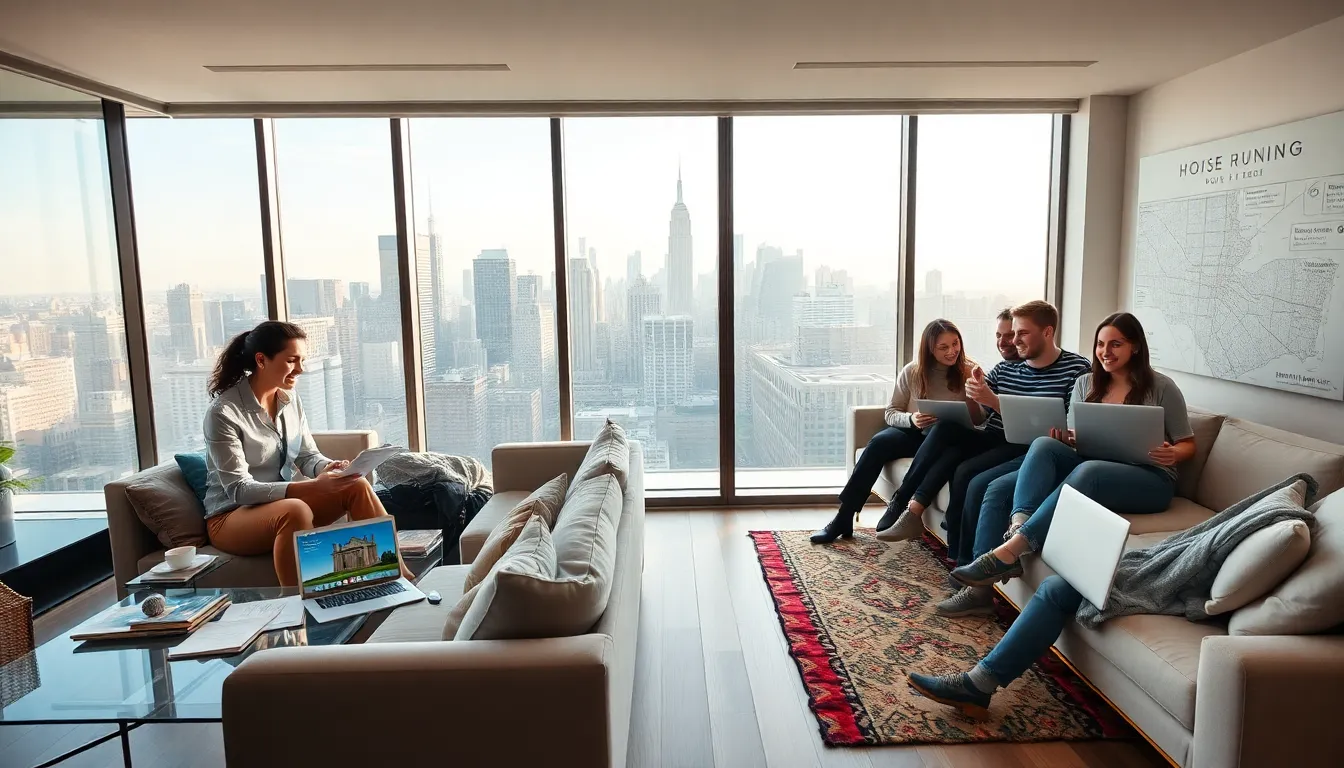 modern NYC apartment illustrating buying vs renting lifestyles.